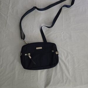 Baggalinin RFID Festival Cross Body Bag In Navy Blue